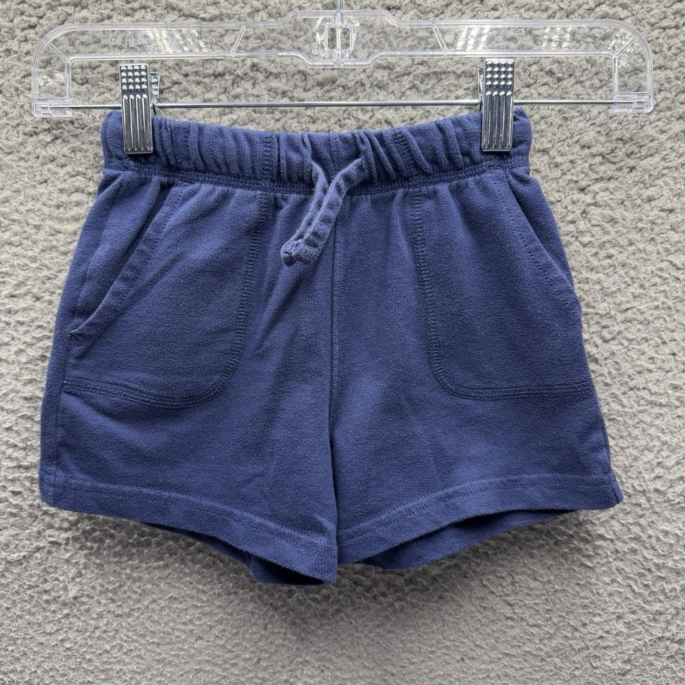 Carters Shorts Toddler Boys Size 4T Blue Cotten Blend Shorts Size 4T